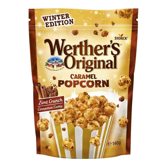 Werther popcorn Werther’s  Cookie Canelle  12x140g